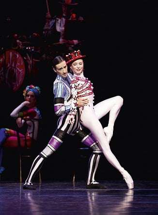 Valeri Hristov and Sarah Lamb in Elite Syncopations, The Royal Ballet © ROH 2010Photograph: Johan Persson