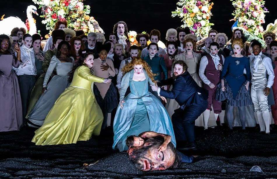 Glyndebourne Festival Opera 2018 – Handel’s Saul – Markus Brück, Iestyn Davies, Allan Clayton, Karina Gauvin; directed by Barrie Kosky; conducted by Laurence Cummings 2 15625 1