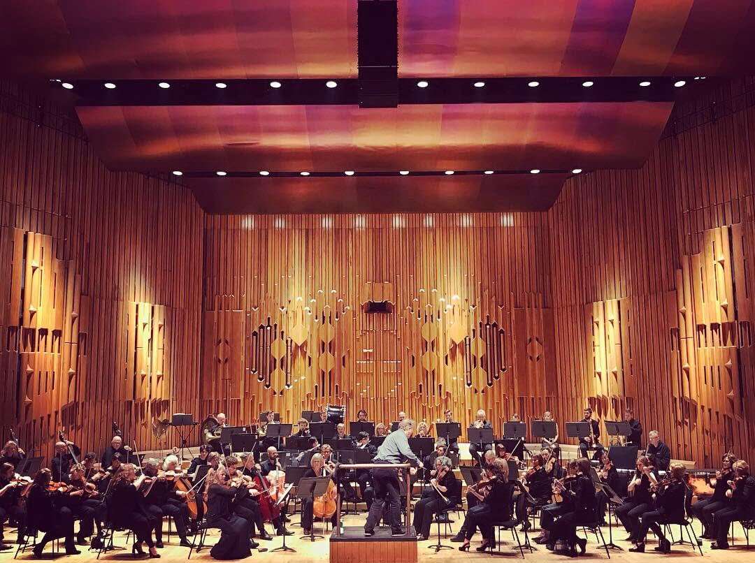 Sir Mark Elder conducts the Britten Sinfonia at the Barbican HallPhotograph: twitter @BrittenSinfonia Sir Mark Elder conducts the Britten Sinfonia at the Barbican HallPhotograph: twitter @BrittenSinfonia
