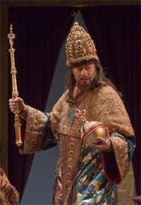 René Pape as Boris (Boris Godunov, October 2010). Photograph: Ken Howard/Metropolitan Opera