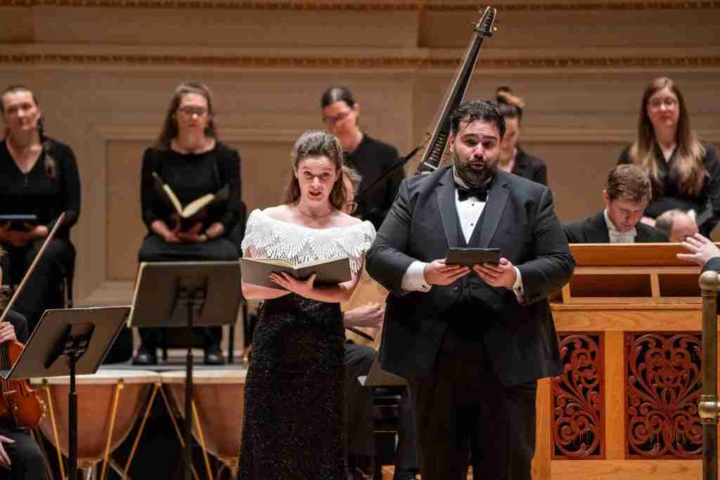 La Chapelle de Québec & Orchestra of St. Luke’s at Carnegie Hall. Bernard Labadie conducts Bach’s Christmas Oratorio 2 Photo: Stephanie Berger